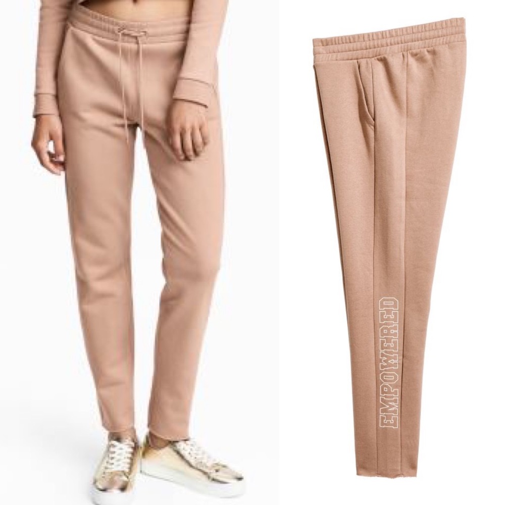 Divided Empowered Beige Slim Sweat Pants XS
